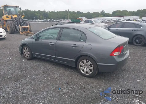 2009 Honda Civic Lx из США, поврежденный, VIN 1HGFA15569L020610